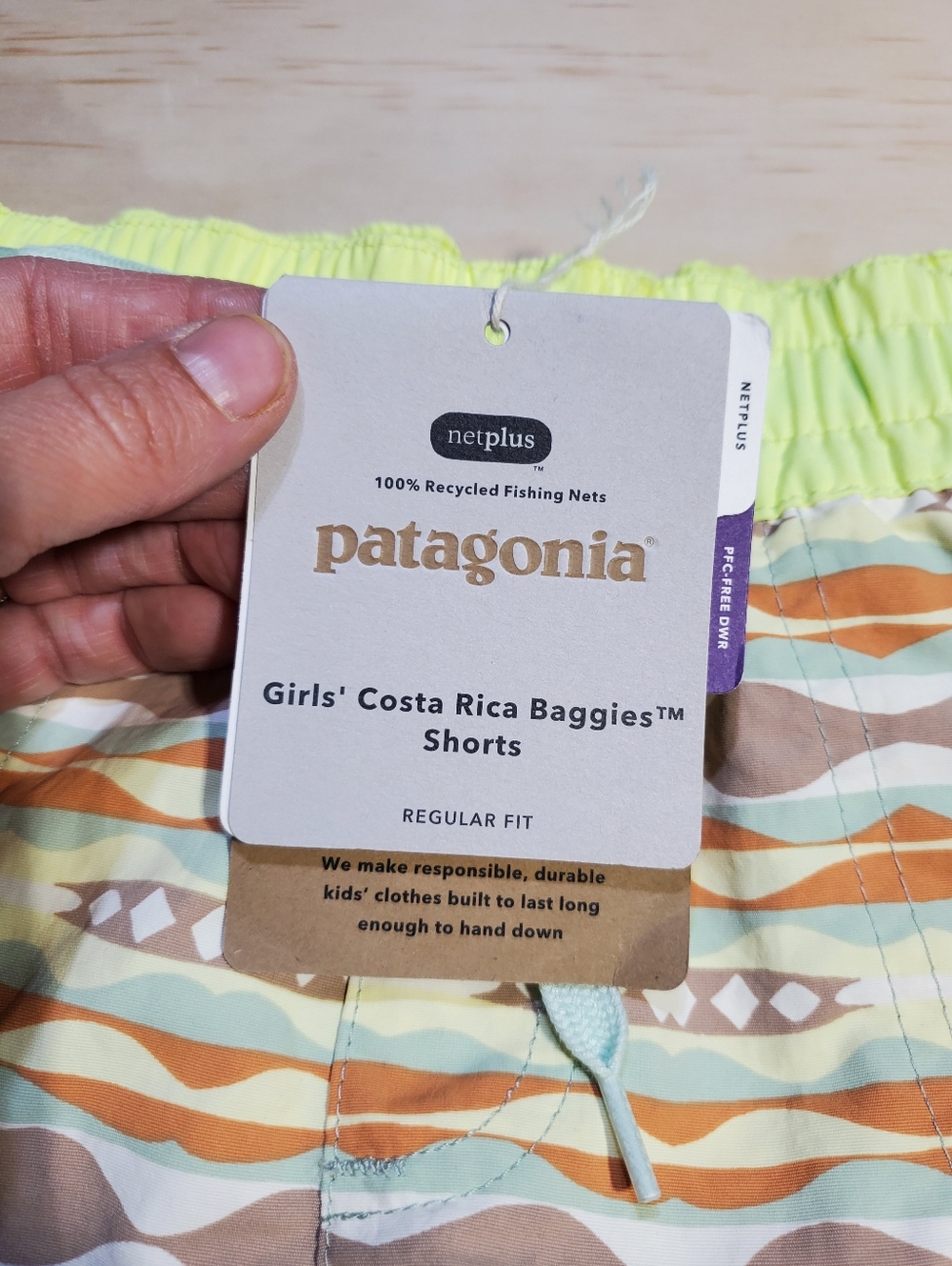 Patagonia Girls Baggies Shorts - Picture 10 of 12